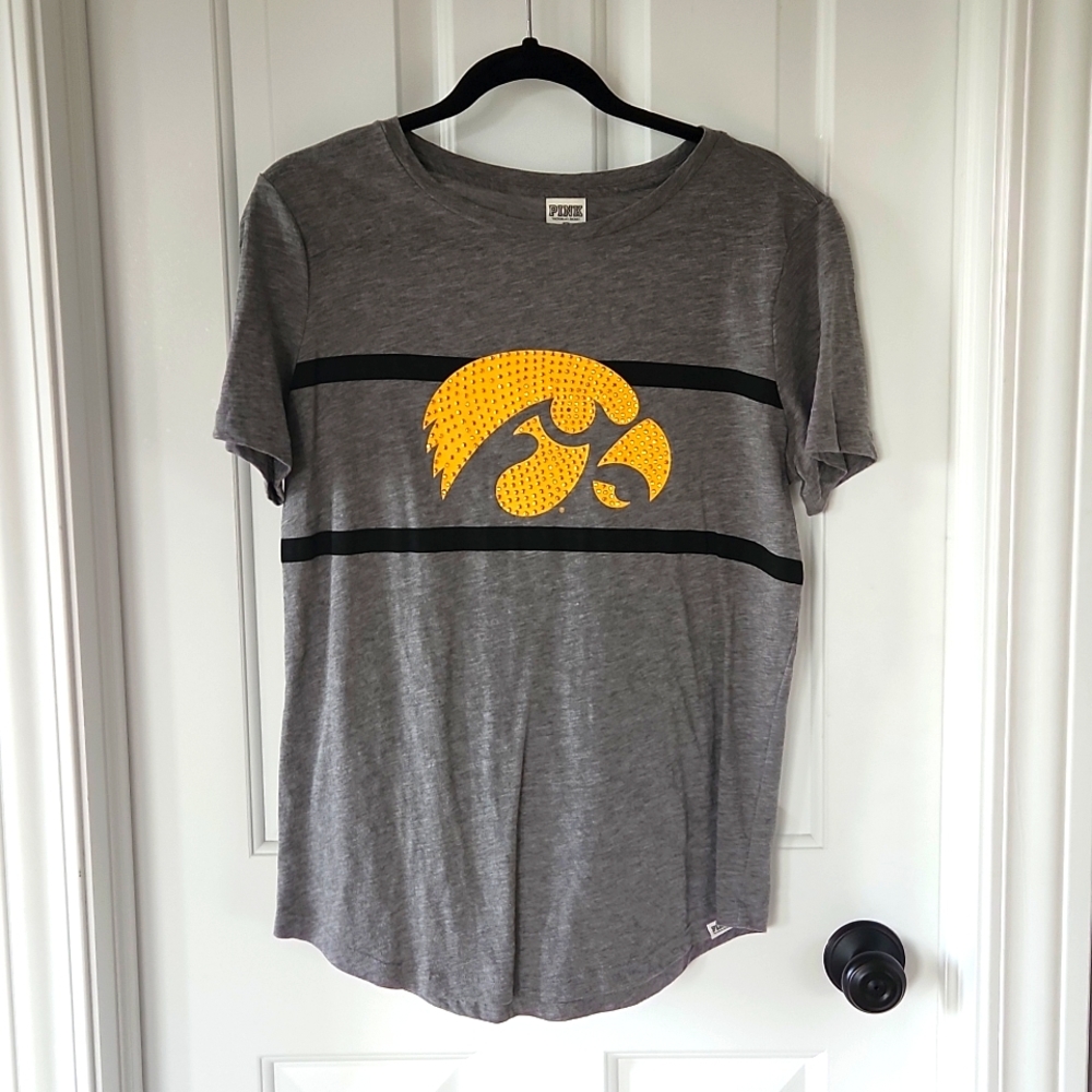 VS Pink Iowa Hawkeyes tee
